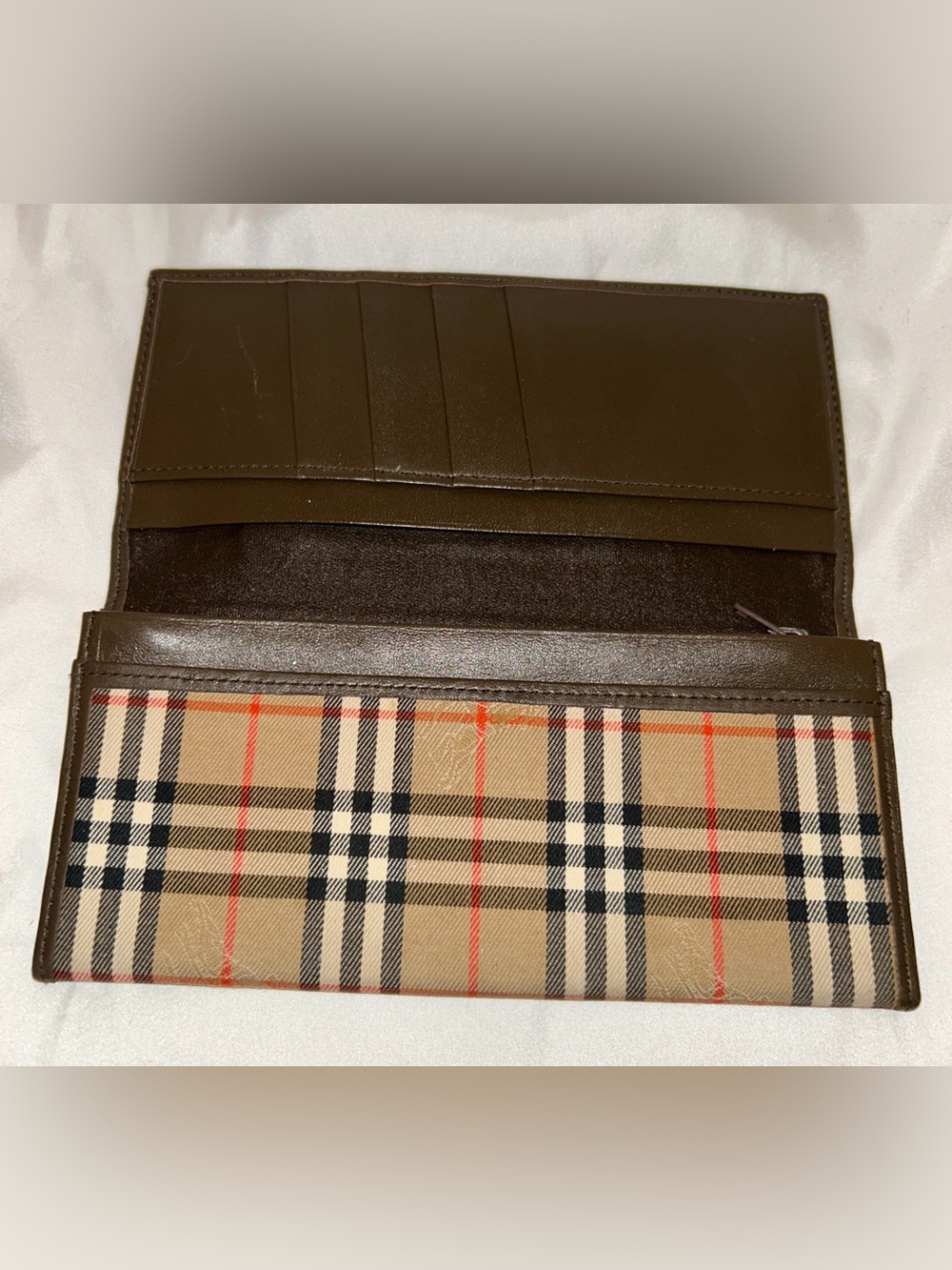 Burberry Nova Check Classic Canvas Long Wallet . Vintage Beauty - Picture 6 of 8